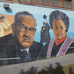us supreme court justice mural in dc