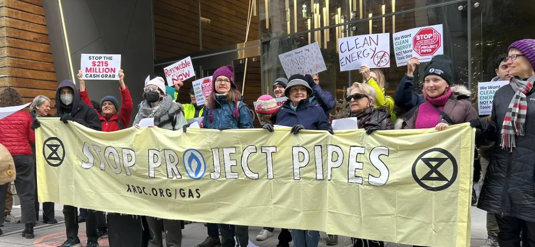Activists Speak Out Against Washington Gas Pipeline Replacement Plan