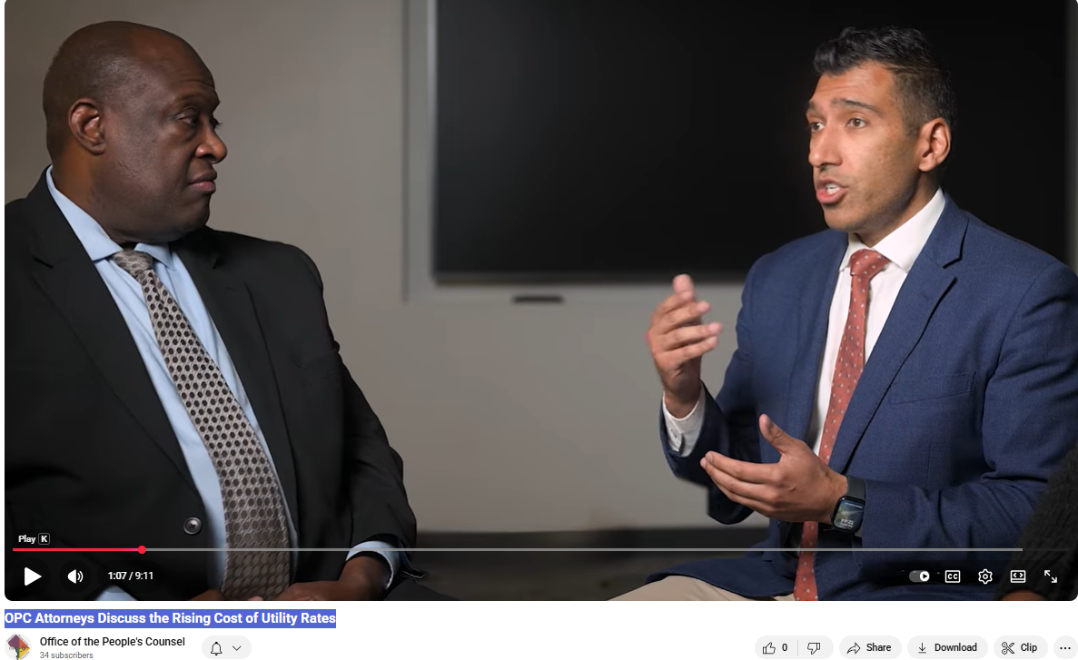 OPC Attorneys Discuss the Rising Cost of Utility Rates
