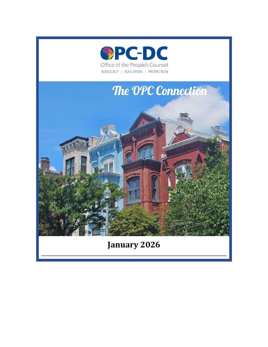 Freeze Warning, Attention on Affordability, Pipe Dreams & More in the January OPC Connection!