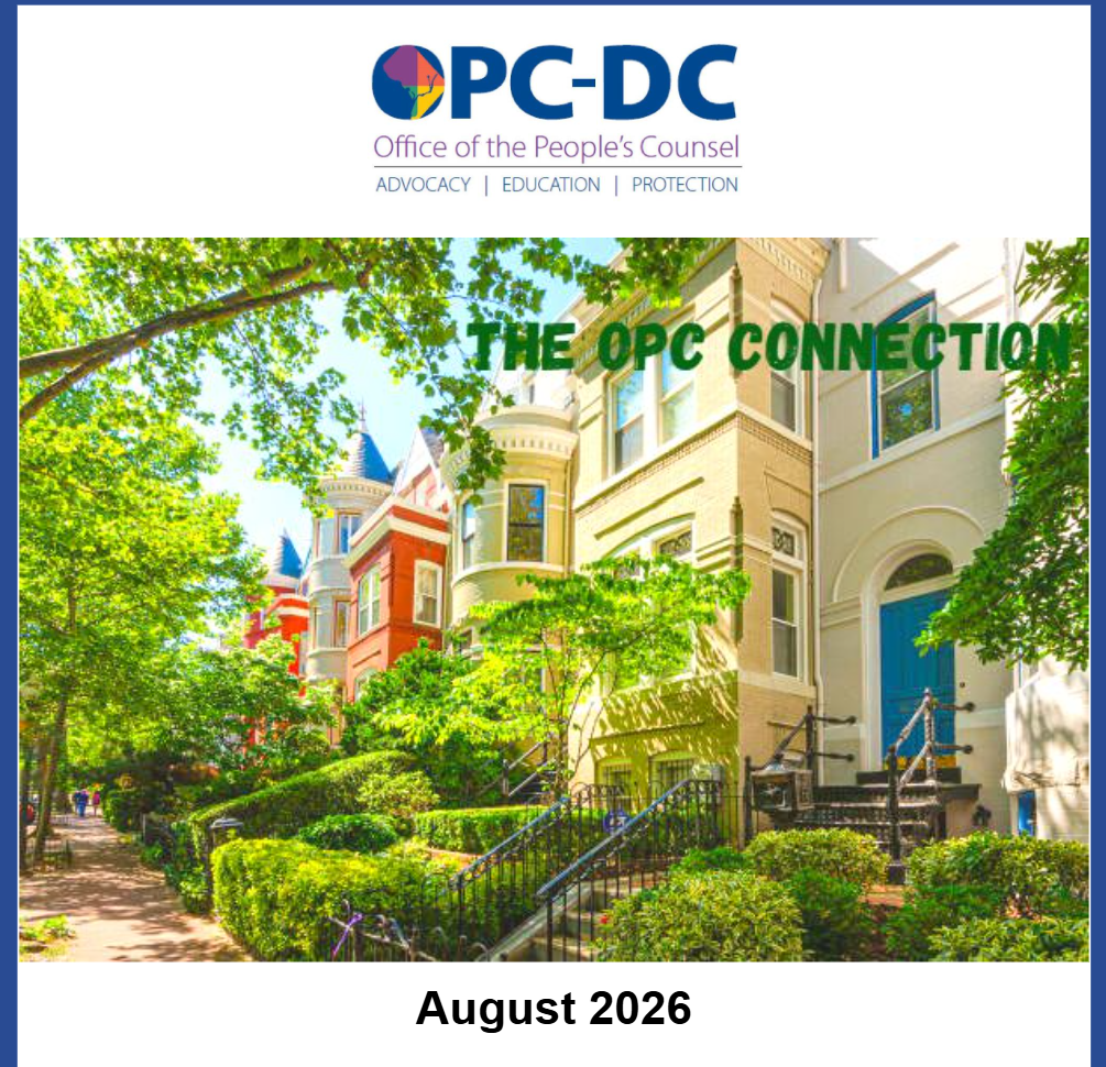 Climate Con Coming, RPS Explained, A New Fight for Ratepayers & More in the August OPC Connection!